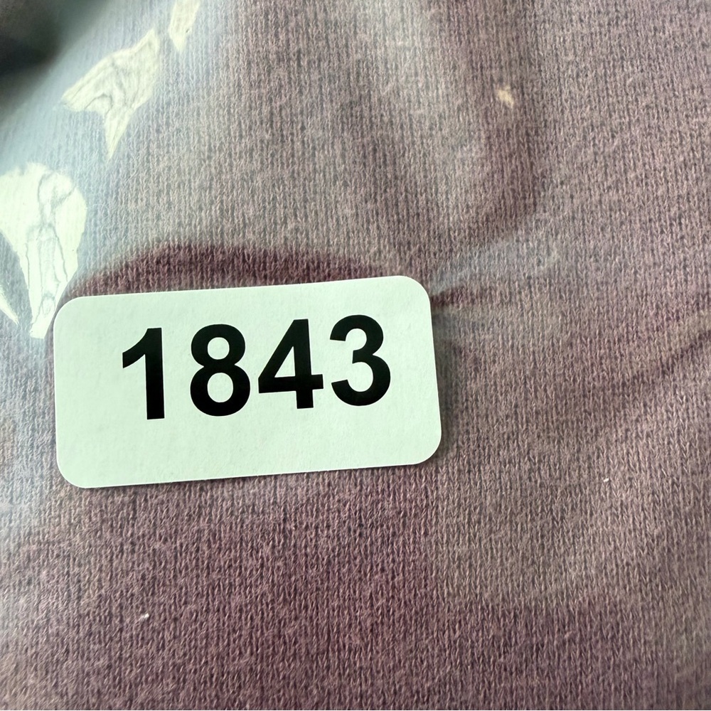 Madewell MWL Betterterry Henley Sweatshirt purple 41843 - Picture 12 of 12